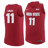 Ohio State Buckeyes #11 Jerry Lucas Red College Basketball Jersey Dzhi,baseball caps,new era cap wholesale,wholesale hats